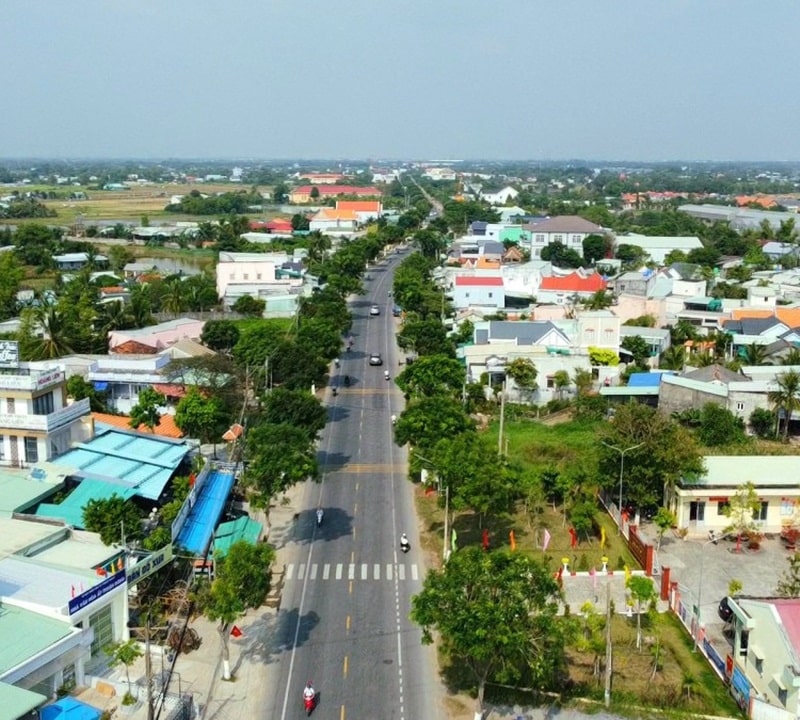 Xã Thuận Thành nằm gần TP.HCM và kết nối thuận tiện với các trục đường chính