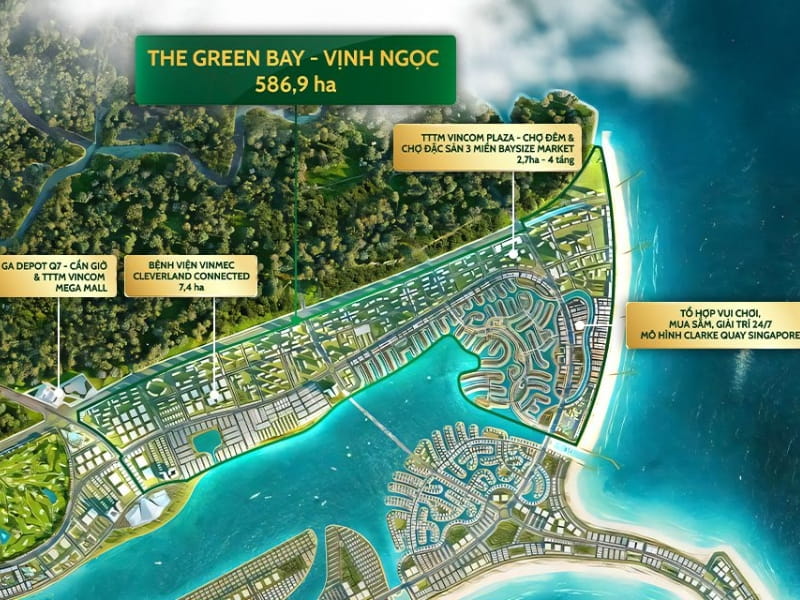 Phối cảnh The Green Bay (Vịnh Ngọc)