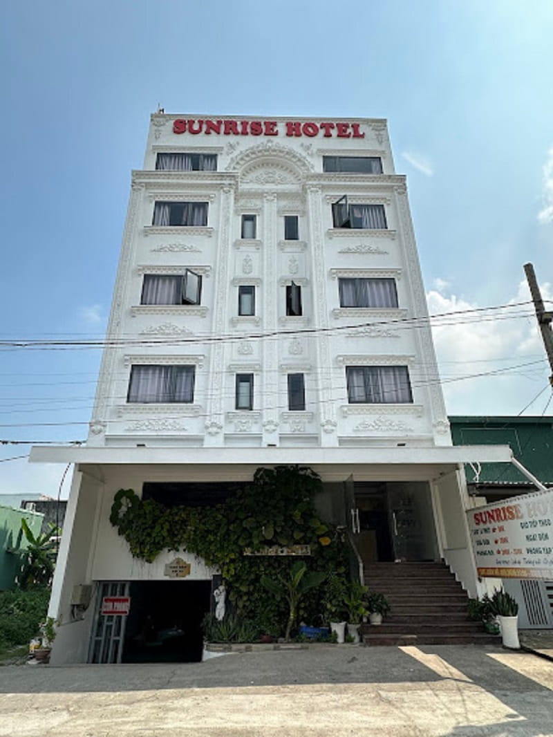 Vị trí đắc địa của khách sạn sunrse trên bản đồ