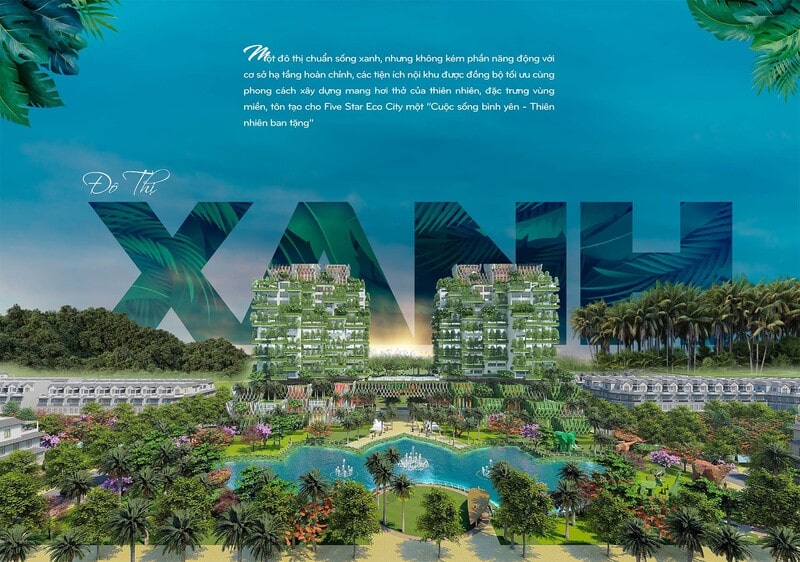 Dự án nổi bật với không gian sống xanh, chuẩn đô thị sinh thái