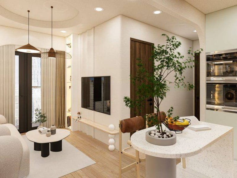 Mỗi căn đều có diện tích khác nhau nhưng view đẹp