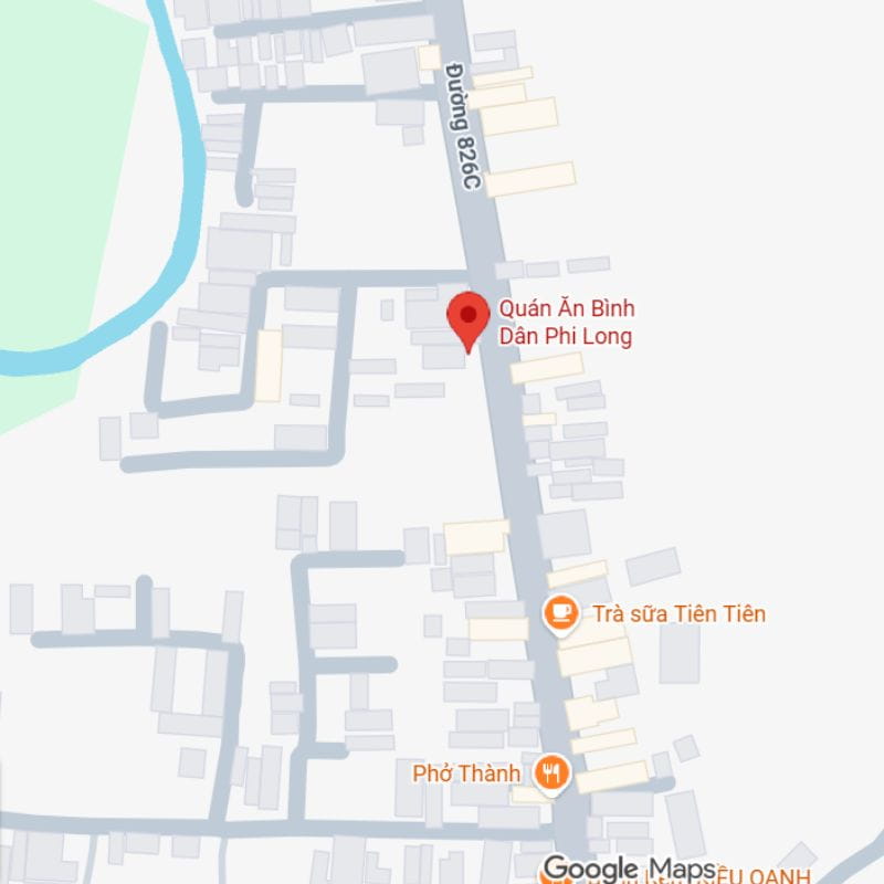 Quán ăn Phi Long nằm ở Long Hậu thu hút nhiều thực khách 