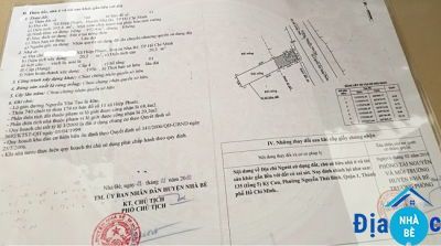 Bán đất mặt tiền đường Nguyễn Văn Tạo Hiệp Phước Nhà Bè 192m2