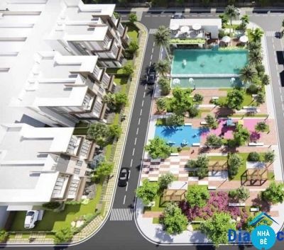 Nhà phố dự án Pax Residence Hòa Bình Nhà Bè 104m2