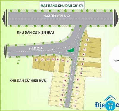 Bán đất hẻm 274 Nguyễn Văn Tạo Long Thới Nhà Bè 125m2