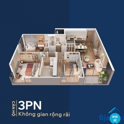 Căn hộ 3 phòng ngủ Vinhomes Cần Giờ