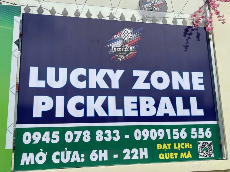 Lucky Zone - sân Pickleball Nhà Bè được nhiều người chơi lựa chọn