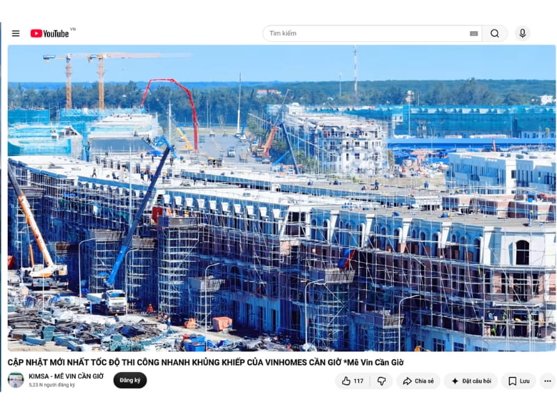 Kênh Review Vinhomes Cần Giờ Uy Tín