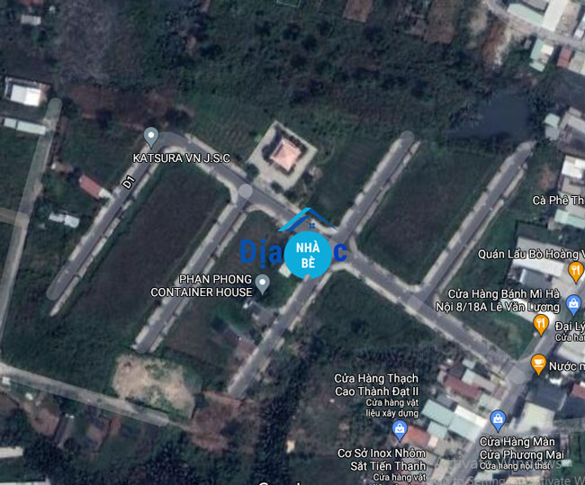 Vị trí khu dân cư cầu Rạch Tôm Lê Văn Lương