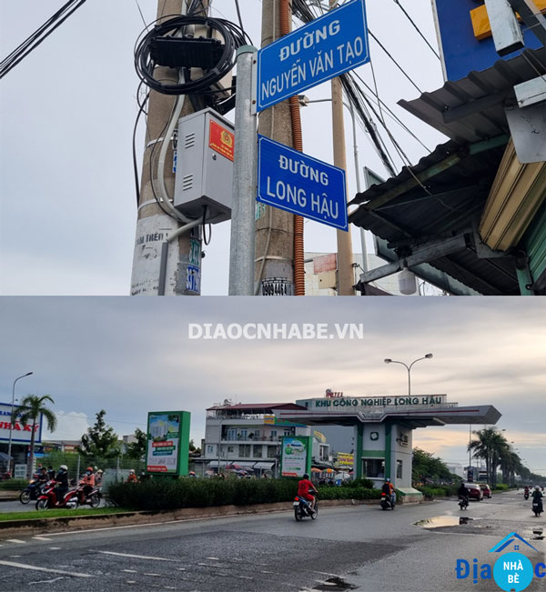 Đường Long Hậu đoạn nối từ Nguyễn Văn Tạo đến cổng chào khu công nghiệp - ảnh 1