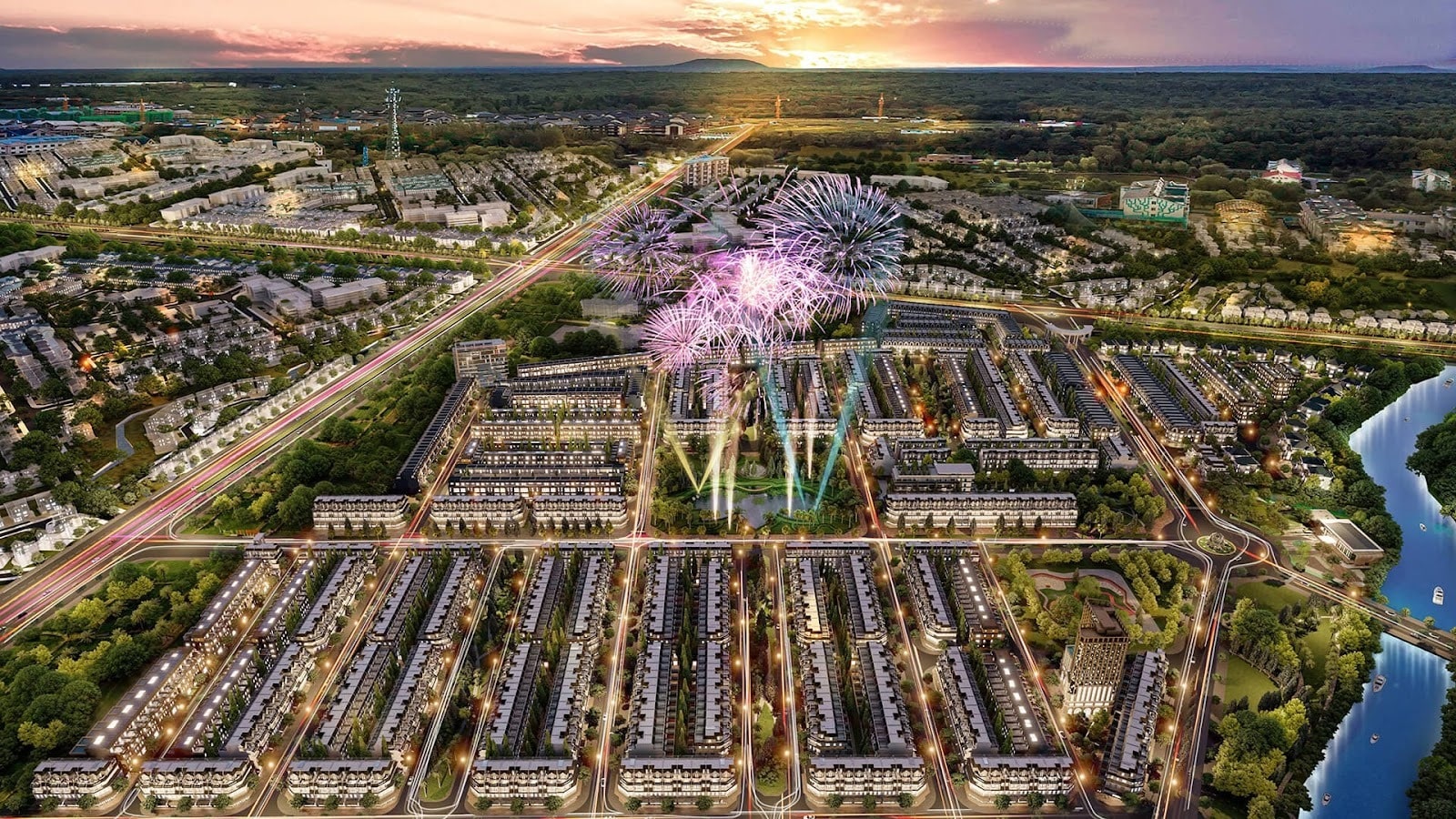 Dự án Five Star Eco City có tổng diện tích quy hoạch lên đến 650 ha